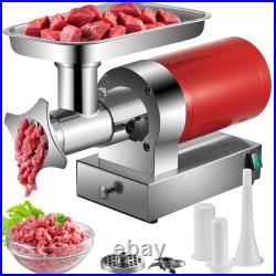 VEVOR Electric Meat Grinder Machine Electric Meat Mincer 551/661 Lbs/Hour Red