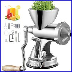 VEVOR Manual Wheatgrass Juicer Extractor Wheat Grass Grinder with Suction Cup Base