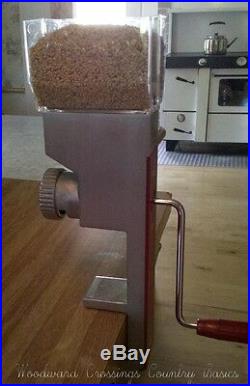 Victorio DELUXE HAND CRANK GRAIN Food MILL Grinder Large Stainless Steel VKP1024