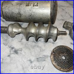 Vintage RECO Chicago, IL All Metal Meat Grinder Food Chopper Attachment No. 12 Vintage RECO Chicago, IL All Metal Meat Grinder Food Chopper Attachment No. 12