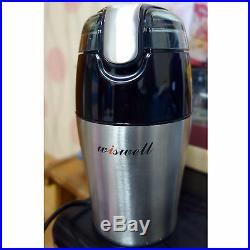 WISWELL Coffee Maker Machine DL-310 &Electric Coffee Bean Grinder SP-7426 Bundle